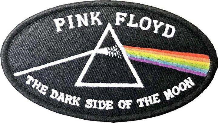 Produktbild Pink Floyd Oval Aufnäher zum Aufbügeln Dark Side Of The Moon