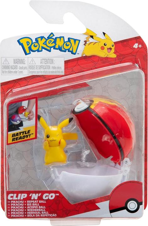 Actual product image Jazwares Clip'n'Go Poké Balls