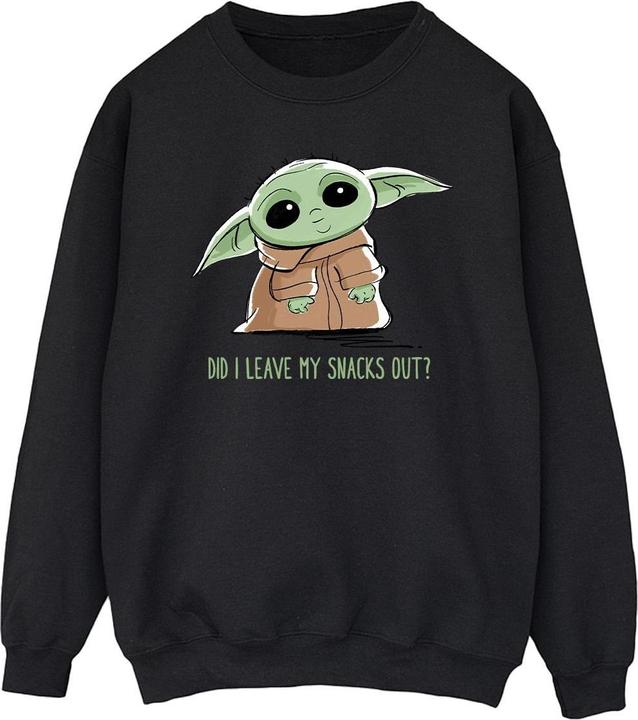 Immagine prodotto Star Wars The Mandalorian Grogu Snacks Meme Felpa Uomo (XXL)