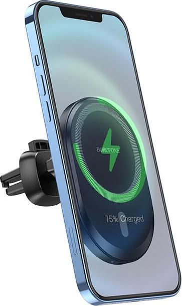 Produktbild Borofone Magnetische Autohalterung inkl. Wireless Charging