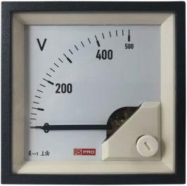 Immagine prodotto Rs Pro Voltmetro analogico AC Display analogico / 0,01, 68mm, 68mm, 66 (100 A)mm