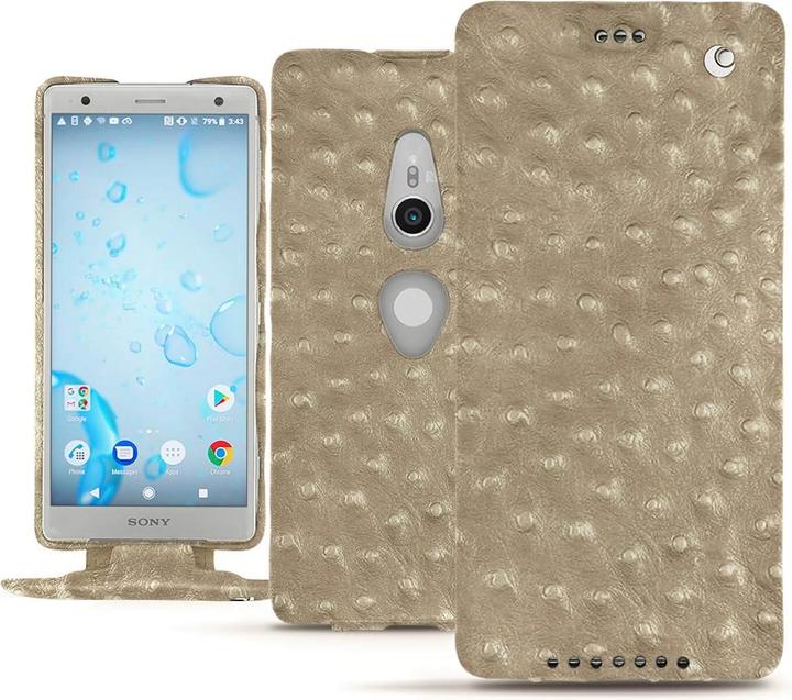 Actual product image Noreve Leather cover vertical (Sony Xperia XZ2)