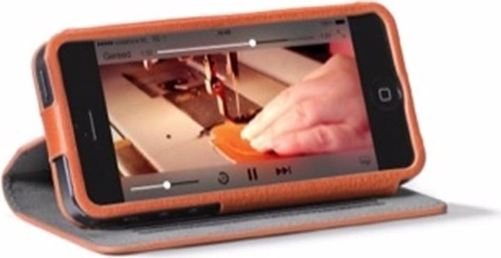 Image du produit Decoded Portefeuille Surface pour iPhone 5/5S/SE Marron (Apple iPhone 5s, Apple iPhone 5)