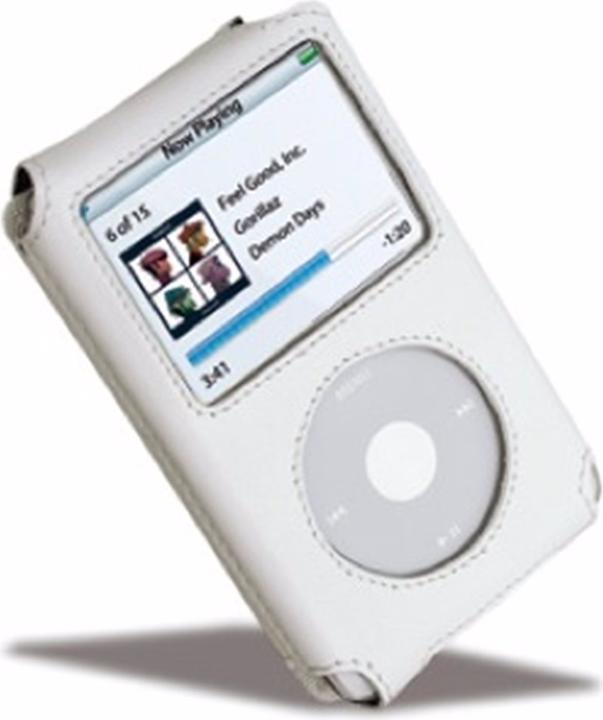 Image du produit Covertec Etui en cuir Nappa pour iPod 5G / iPod classic Snow White