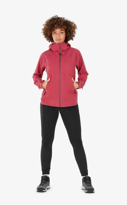 Actual product image Quechua Women's hiking jacket waterproof mountain hiking - MH500 pink (XXL)