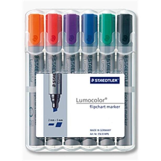 Produktbild Staedtler Flipchartmarker Lumocolor (Grey, 5 mm, 6 x)