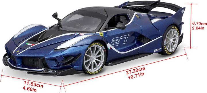 Actual product image Bburago Ferrari R&P FXX-K Evo