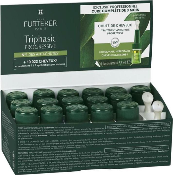 Produktbild Rene Furterer Triphasic Progressive Kur bei anlagebedingtem Haarausfall (88 ml)