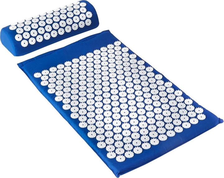 Immagine prodotto JTI Tappetino per agopressione e cuscino per agopressione - blu