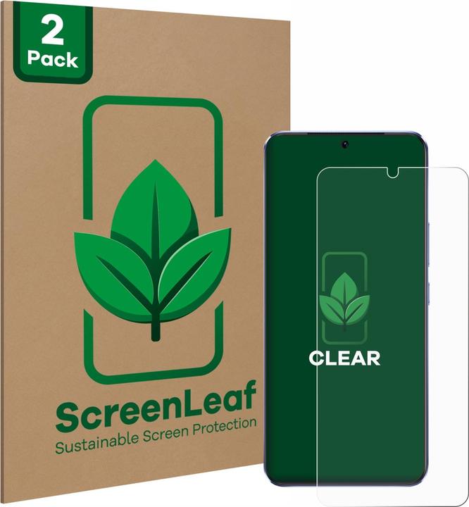 Productafbeelding ScreenLeaf Beschermfolie duurzame screenprotector screenprotector folie helder transparant (2 Stuk, vivo V21 5G)