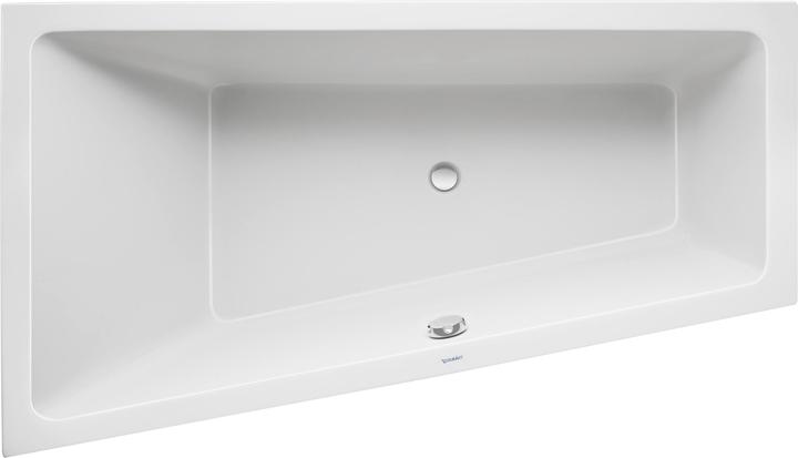 Produktbild Duravit Trapez-Badewanne No 1 1 Rückenschräge links weiss 1600x850mm (140 l, 160 cm, 85 cm)