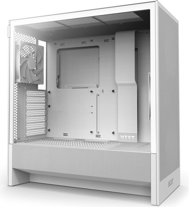 Produktbild NZXT H5 Flow ( 2024 ) (weiss, Tempered Glass) (ATX, mATX, E-ATX, Mini-ITX)