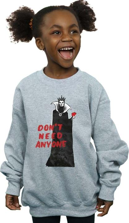 Actual product image Disney Girls Villains Don't Need Anyone Sweatshirt (140, 146)
