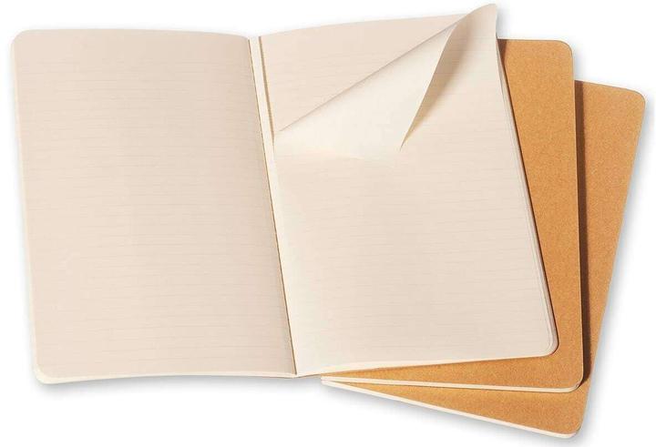 Image du produit Moleskine Coffret de poche Cahier de 3 (A6, À rayures, Couverture souple)