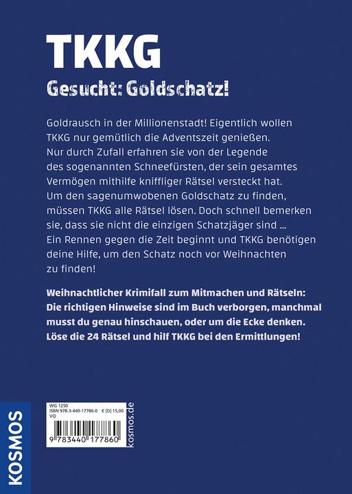 Image du produit Kosmos TKKG, Gesucht: Goldschatz! (Allemand, Beroy + San Julian|Martin Hofstetter, Comicon S.L., 2023)