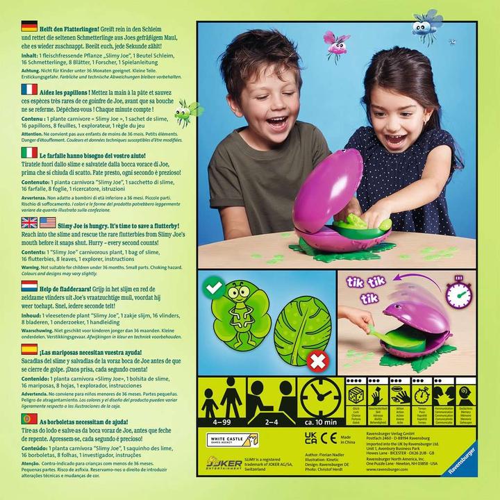 Actual product image Ravensburger Slimy Joe (German, Spanish, French, Dutch, Italian, Portuguese, English)
