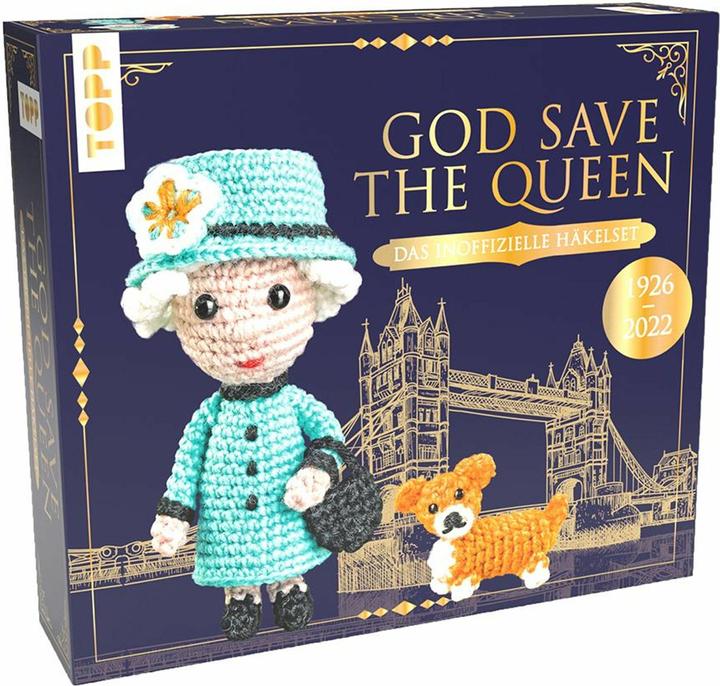 Topp Häkelset "God save the Queen"