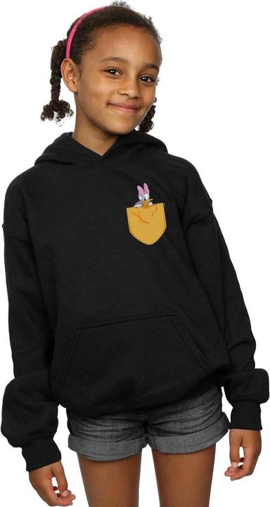 Immagine prodotto Disney Daisy Duck Faux Pocket Felpa con Cappuccio Ragazze (152, 158)