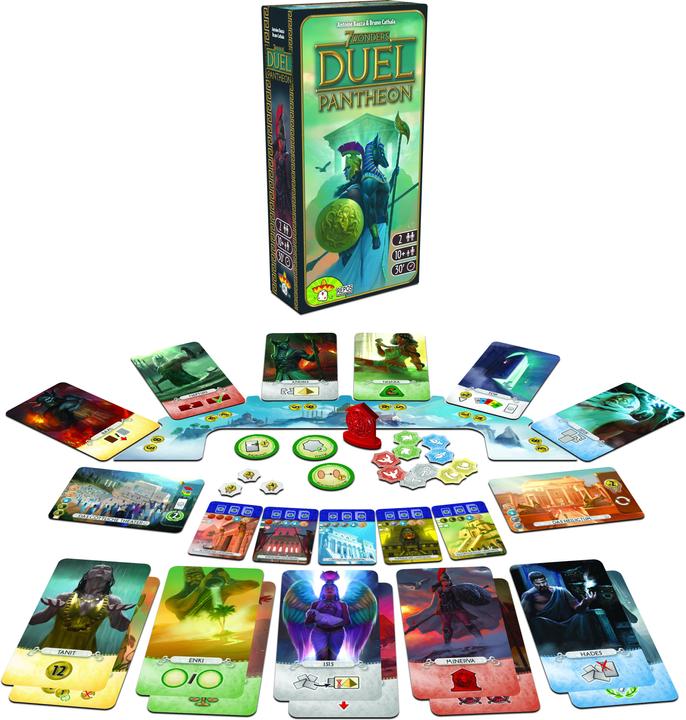 Produktbild Repos Production 7 Wonders Duel Pantheon extension (Französisch)