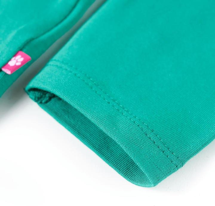 Immagine prodotto VidaXL Camicia da bambino a maniche lunghe verde chiaro 128,Materiale: 95 % cotone (128)