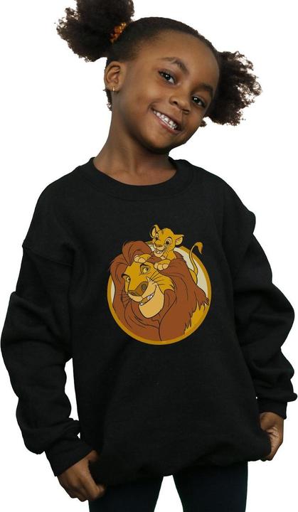 Actual product image Disney Girls The Lion King Mufasa And Simba Sweatshirt (140, 146)