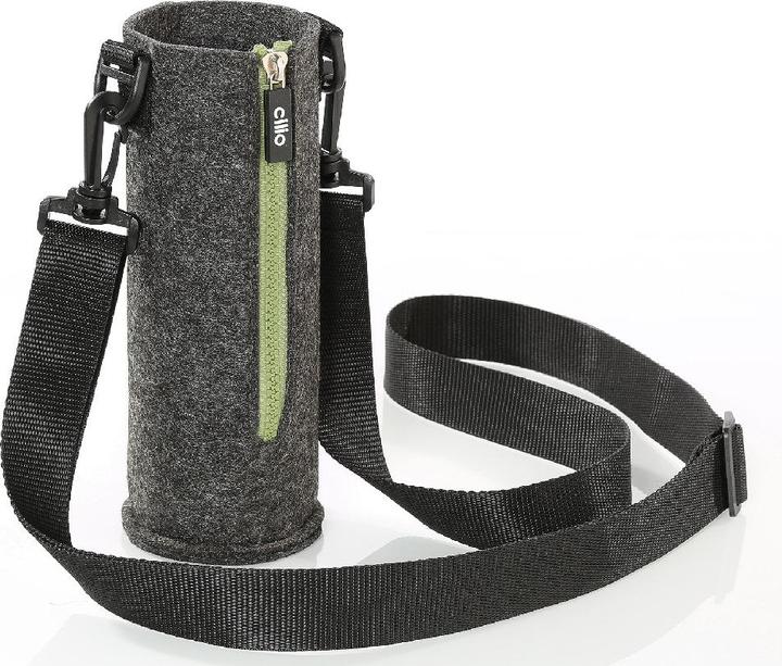Image du produit Cilio Sac à bouteilles, feutre vert H 21 cm
