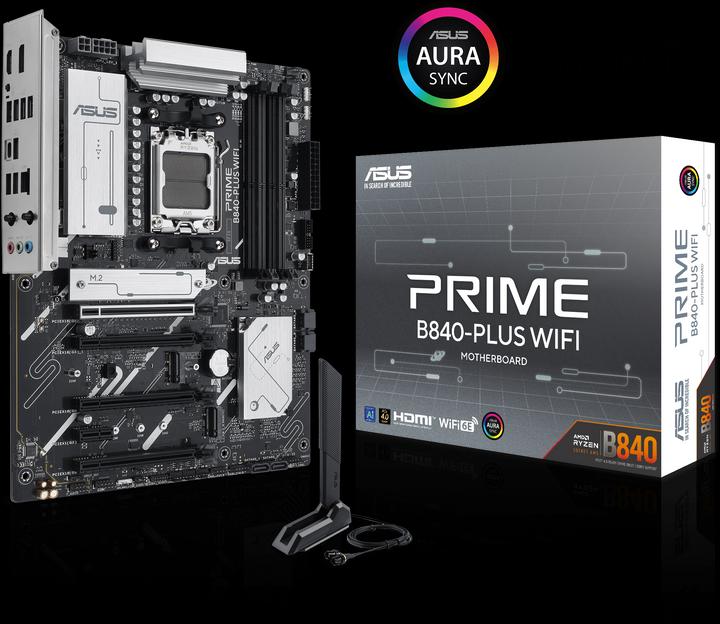 Produktbild ASUS PRIME B840-PLUS WIFI (AM5, AMD B840, ATX)