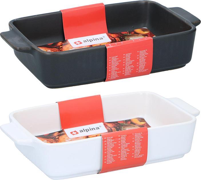 Image du produit alpina - Keramik-Auflaufform 24,5x14x5 cm 830 ml (schwarz)