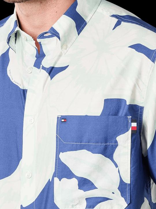 Produktbild Tommy Hilfiger Casual Shirt Stencil Print Blue/Multi (L)