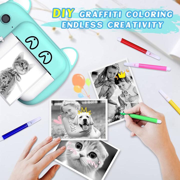 Immagine prodotto Supbro Macchina fotografica per selfie per bambini in blu B