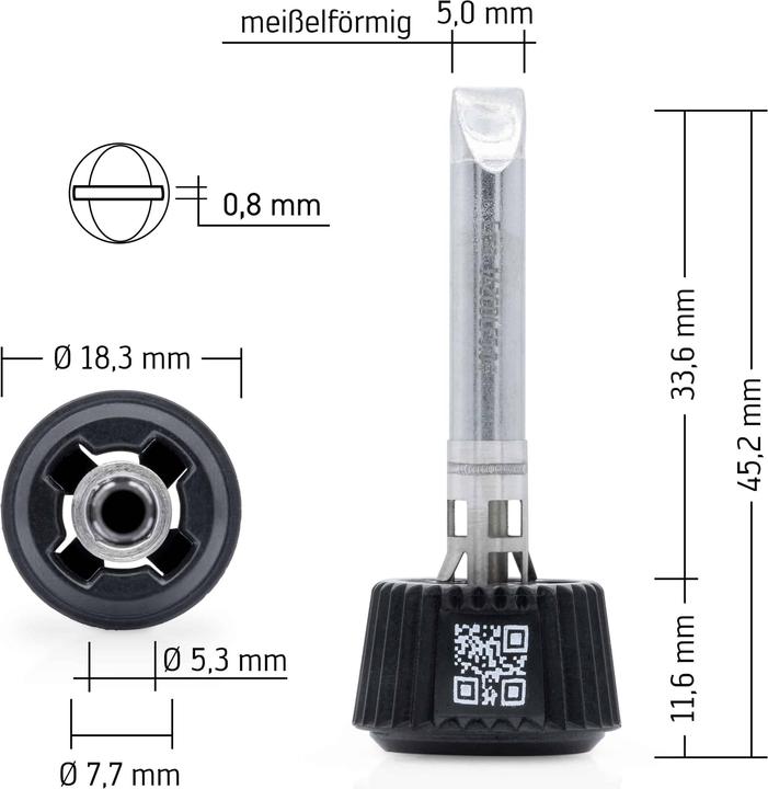 Produktbild 0142CDLF50/SB Lötspitze Spitzen-Grösse 5 mm Inhalt 1 St. (Lötspitze)