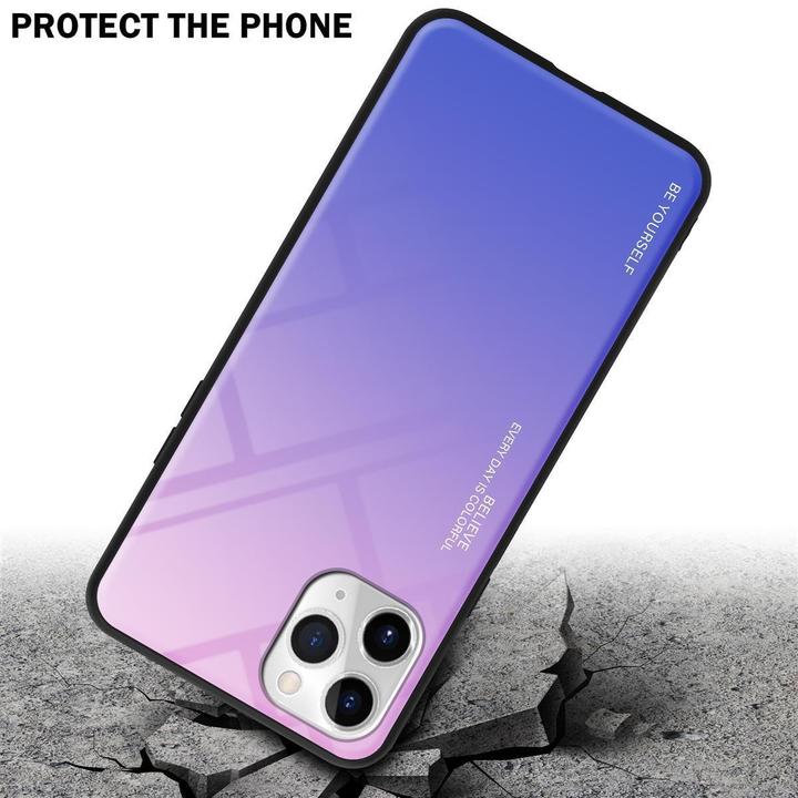 Actual product image Cadorabo TPU 2 colors glass cover (Apple iPhone 11 Pro Max)