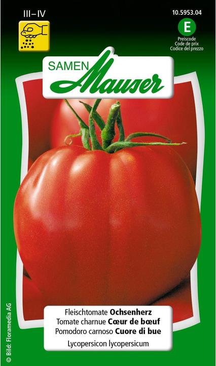 Immagine prodotto Samen Mauser manzo pomodoro bue cuore di bue (Cuore di Bue) (Semi di verdura)