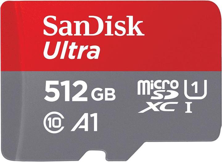 SanDisk Ultra A1 (512 GB, microSDXC, U1, UHS-I)