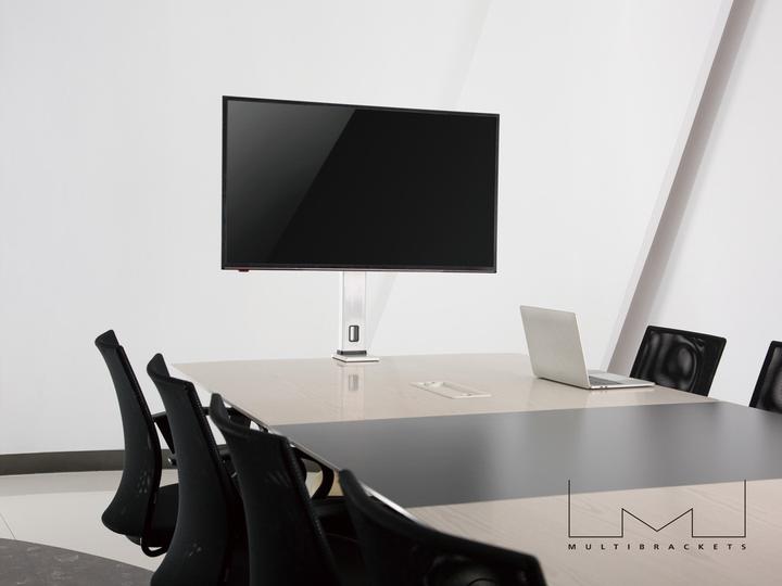 Produktbild Multibrackets Monitorhalter 37 bis 55", weiss, Tragkraft 35 kg (Tisch, 55")