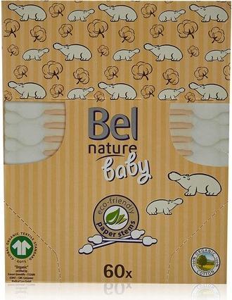 Actual product image Bel Cosmetic NATURE ECOCERT bastoncillos seguridad algodón 100% 56 pz