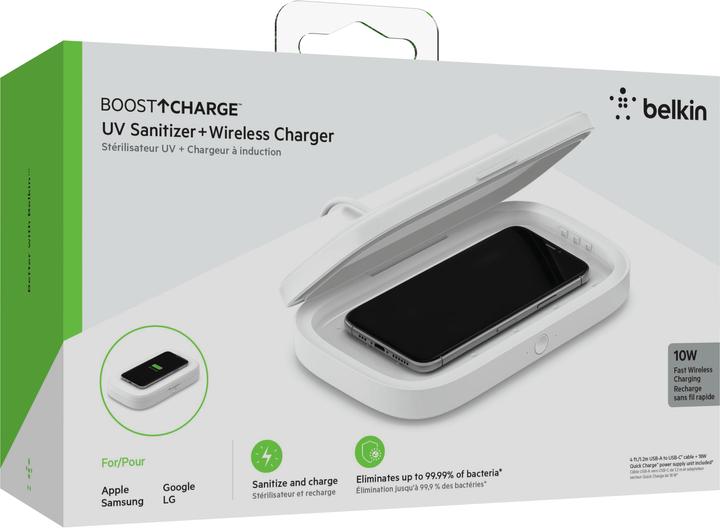 Belkin UV Sanitizer mit Wireless Charging (10 W)