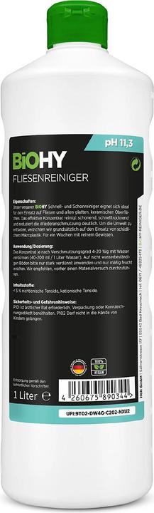Actual product image Biohy Tile cleaner concentrate