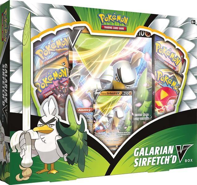 Actual product image Pokémon Galarian Sirfetch'd V-Box (English, Booster Pack)