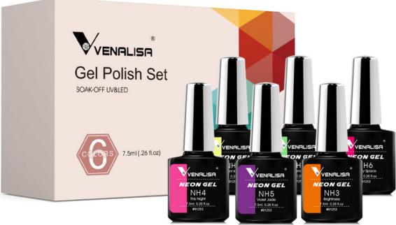 Image du produit Venalisa Kit de vernis en gel 2208 (Vernis à ongles effet gel)