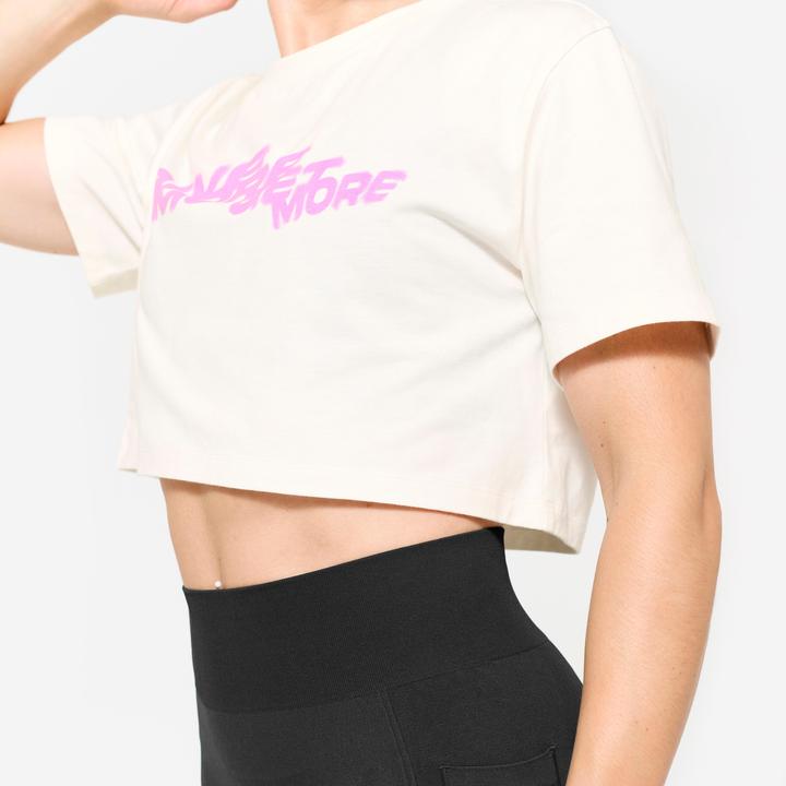 Image du produit Domyos Women's Loose Fit Weight Training Crop Top - White (XL)