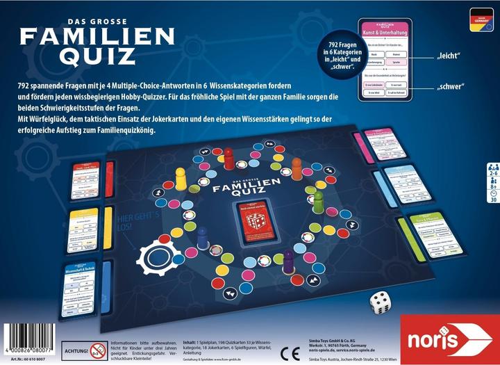 Immagine prodotto Noris Il quiz della grande famiglia (Tedesco)