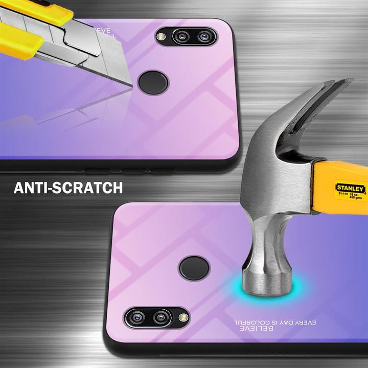 Productafbeelding Cadorabo TPU 2 kleuren glasdekking (Huawei Nova 3E)