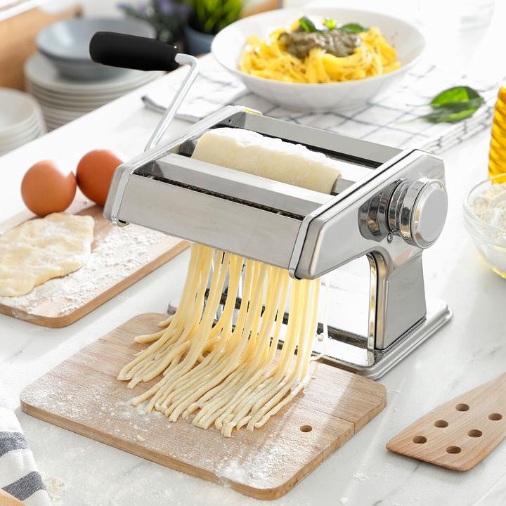 Immagine prodotto InnovaGoods Macchina per la pasta in metallo - 3 rulli di taglio