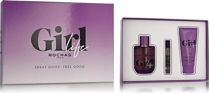 Produktbild Rochas Girl Life EDP 75 ml + EDP MINI 7.5 ml + Body Balm 100 ml (woman) (Eau de Parfum)