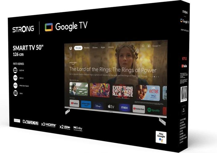 Produktbild Strong 50 Zoll QLED Google TV sw (50", QLED, 4K)