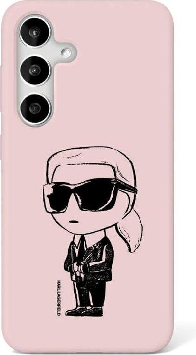 Actual product image Karl Lagerfeld Silicone Graffiti Ikonik Printed Logo MagSafe Case for Samsung Galaxy S25 Ultra - Pin (Samsung Galaxy S25 Ultra)