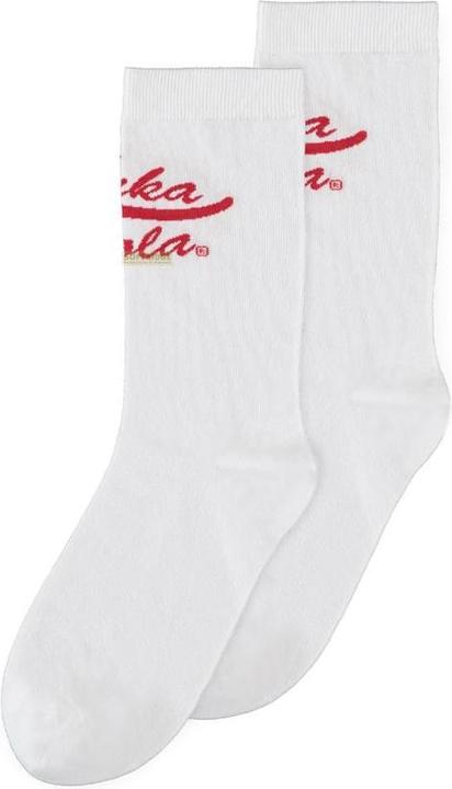 Actual product image Difuzed Fallout Nuka Cola - Men's Crew Sock (3Pack) - 39/42 (pack of 3, 39, 42)