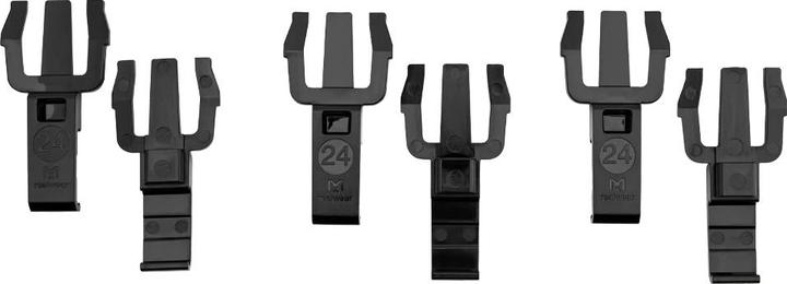 Realwear MSA Full Brim Hard Hat Clips 3 paires HMT-1 Navigator 500 Series