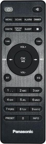Actual product image Panasonic RF-D40EG-K (FM, DAB+, Web radio, VHF, Wi-Fi, Bluetooth)